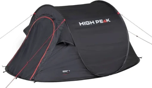 High Peak Vision 2 Pop-up Tent - 2 Persoons - Zwart -Bo-Camp Verkoopwinkel 699 1200 4001690102803.pt02