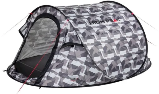 High Peak Vision 2 Pop-up Tent - 2 Persoons - Camouflage -Bo-Camp Verkoopwinkel 716 1200 4001690102827