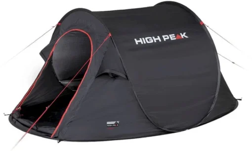 High Peak Vision 2 Pop-up Tent - 2 Persoons - Zwart -Bo-Camp Verkoopwinkel 717 1200 4001690102803