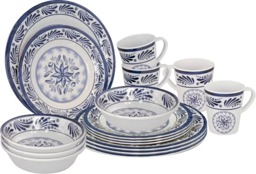 Bo-Camp Old Dutch Melamine Serviesset - 16-delig -Bo-Camp Verkoopwinkel 900 1274 6181360