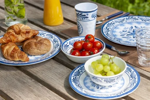 Bo-Camp Old Dutch Melamine Serviesset - 16-delig -Bo-Camp Verkoopwinkel 900 1350 6181360 09