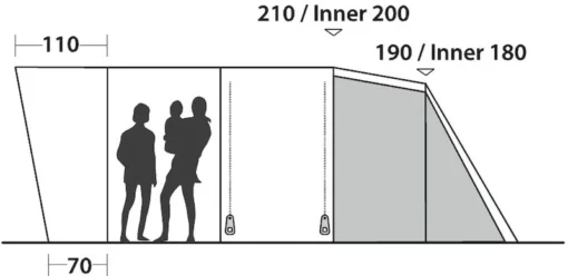 Easy Camp Palmdale 600 Tunneltent - 6 Persoons -Bo-Camp Verkoopwinkel 900 1452 45dbbfc2 9661 473a aa6a