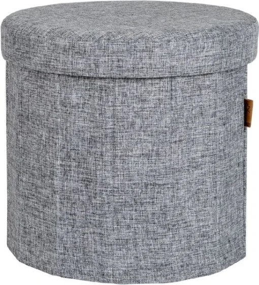 Bo-Camp Urban Outdoor Ottoman Bromley Poef - Grijs -Bo-Camp Verkoopwinkel 900 711 1609335