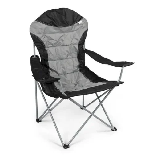 Kampa XL High Back Chair Fog Vouwstoel - Grijs -Bo-Camp Verkoopwinkel 900 900 9120001420