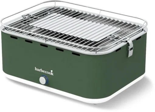 Barbecook Carlo Houtskool Tafelbarbecue - Groen -Bo-Camp Verkoopwinkel barbecook green