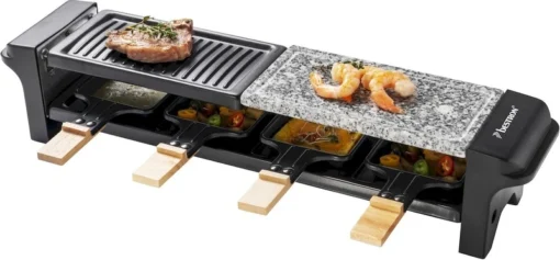 Bestron Raclette/Steengrill - 4 Personen -Bo-Camp Verkoopwinkel bestron raclettesteengrill 4 personen 16