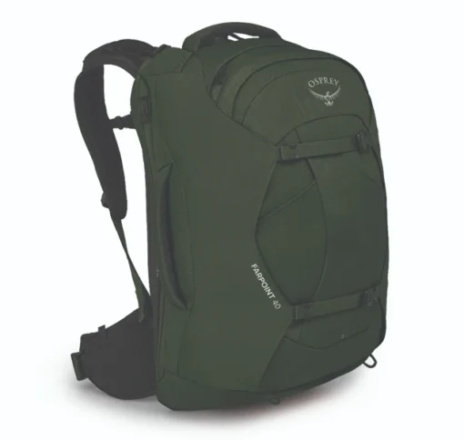 Osprey Farpoint Backpack - 40 Liter - Donkergroen -Bo-Camp Verkoopwinkel osprey farpoint40 gophergreen 2