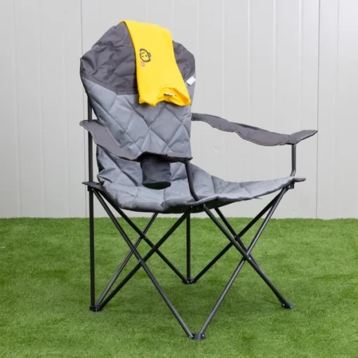 Kampa XL High Back Chair Fog Vouwstoel - Grijs -Bo-Camp Verkoopwinkel